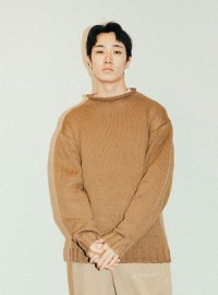 Roll Neck Mix Knit