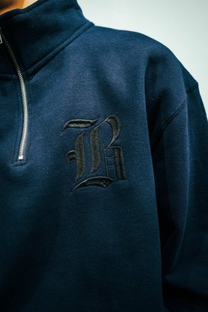 画像15: Half Zip Sweat Old B emb.