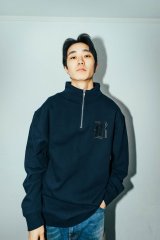 Half Zip Sweat Old B emb.