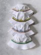 画像5: Stripe Bucket Hat 68 emb. (5)