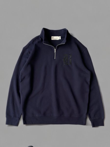 画像4: Half Zip Sweat Old B emb. (4)