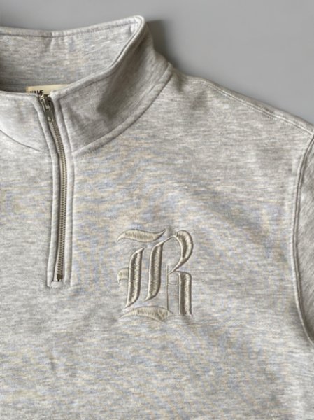 画像11: Half Zip Sweat Old B emb. (11)
