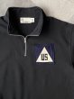 画像12: Half Zip Sweat w/Vintage wappen (12)
