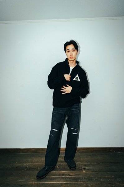 画像16: Half Zip Sweat w/Vintage wappen (16)